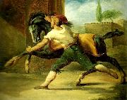 palefrenier retenant un cheval  Theodore   Gericault